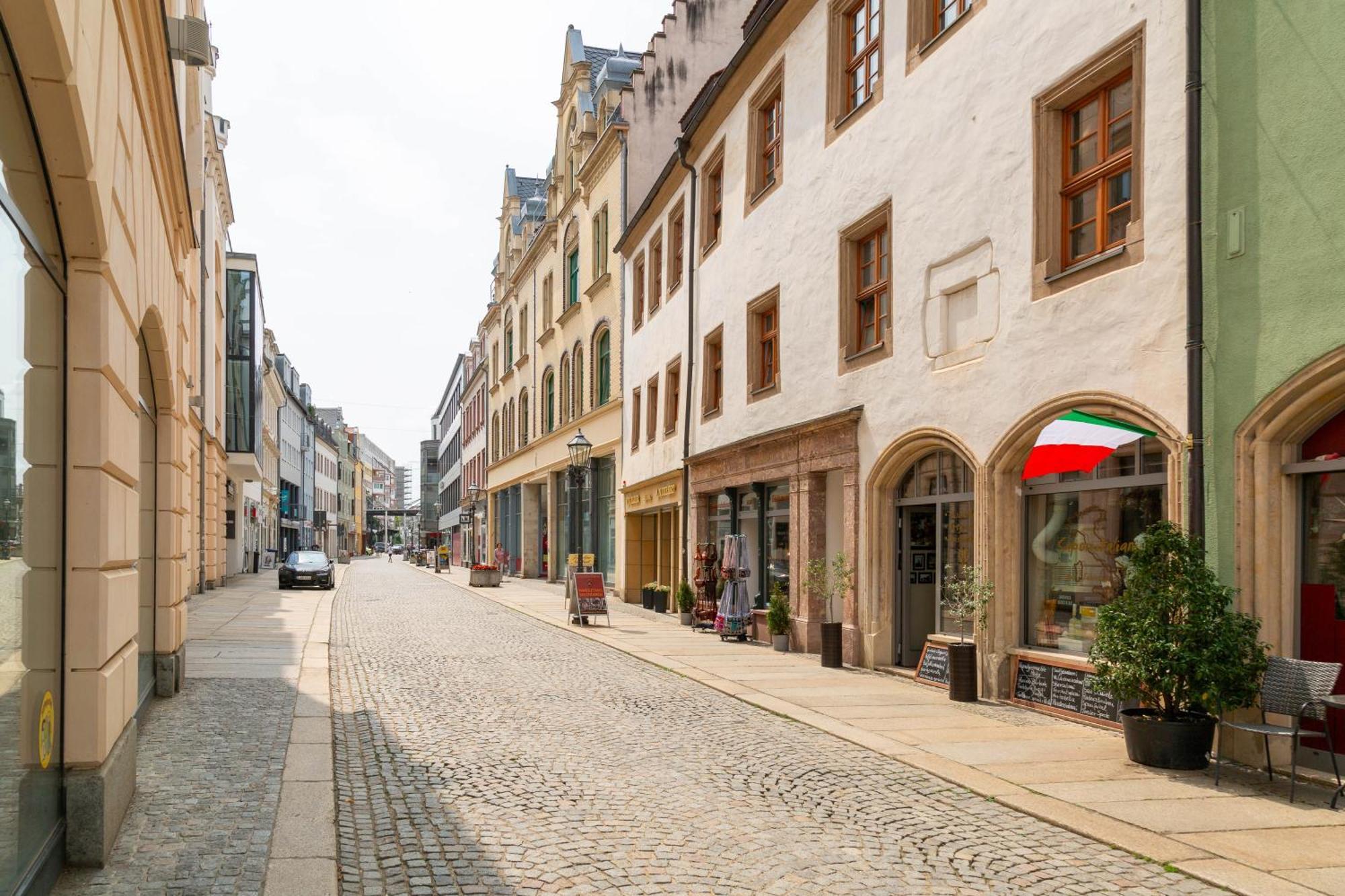 Soulscape Apartments Loft Zwickau Citycenter Mit Tg-Stellplatz, Magenta-Tv Und Klima Esterno foto